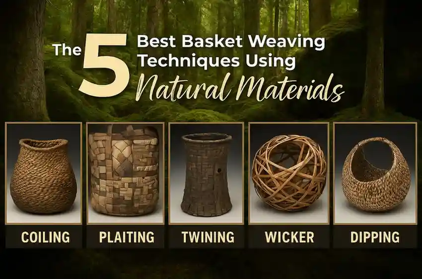 The 5 Best Basket Weaving Techniques Using Natural Materials