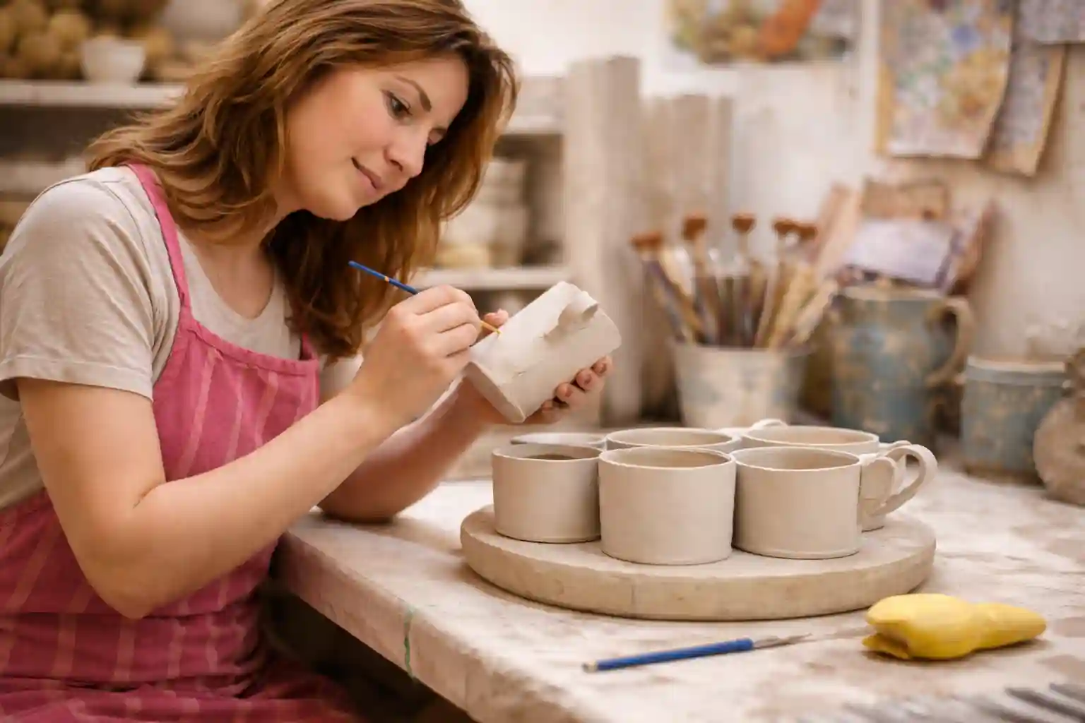 make pottery at home